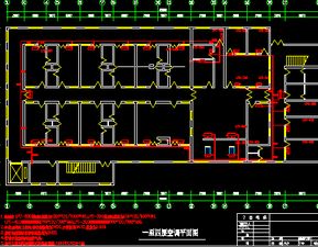 四層小型醫(yī)院空調(diào)制冷系統(tǒng)設(shè)計(jì)施工圖免費(fèi)下載 暖通圖紙