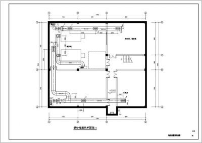 地下鍋爐房暖通動(dòng)力設(shè)計(jì)施工圖