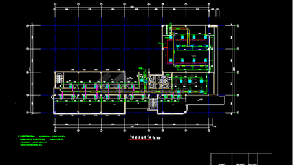 某辦公大樓暖通空調(diào)cad施工設(shè)計(jì)圖紙