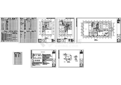 藥廠某車間暖通設(shè)計(jì)cad施工圖